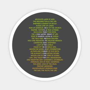 Names of Jesus Magnet